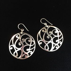Silpada Scroll Earrings